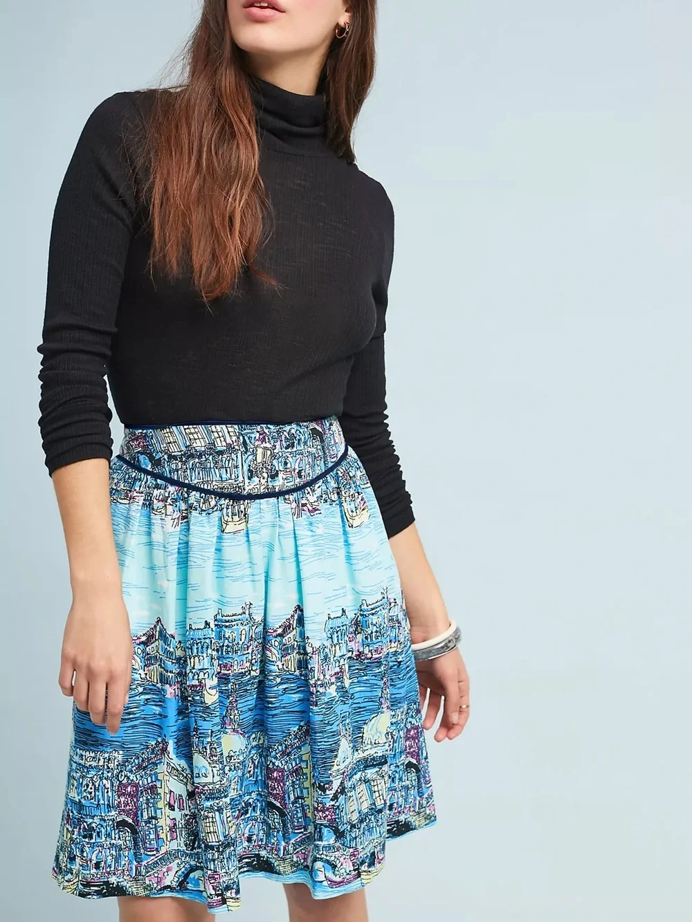 Anthropologie Colloquial A-Line Skirt